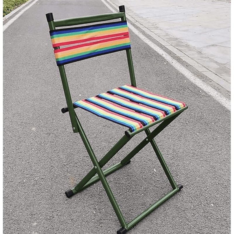 Sport si Outdoor - Camping - Mobilier pentru camping - Scaune camping - Scaun pliabil camping cu spatar Verde Mov - Infinity.ro