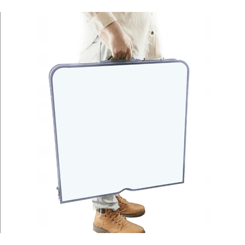 Sport si Outdoor - Camping - Mobilier pentru camping - Scaune camping - Set Masa plianta pentru camping gradina cu 4 scaune alb - Infinity.ro