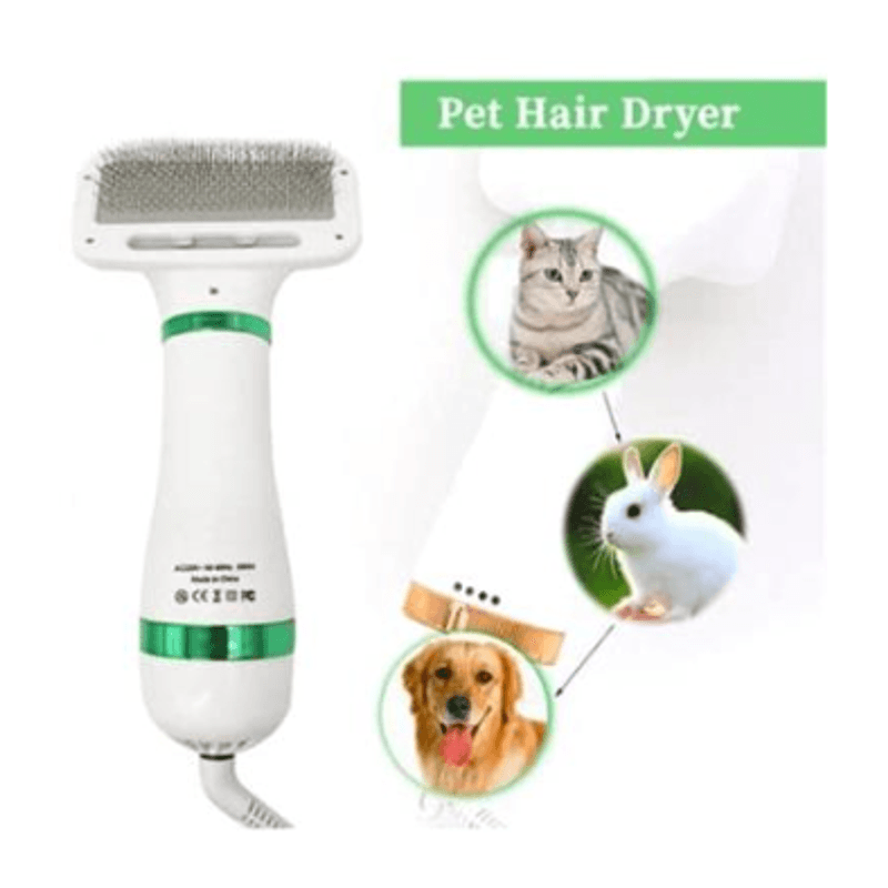 Petshop - Ingrijire si Igiena - Aparate de ingrijire - Alte aparate ingrijire animale - Perie cu feon 2 in 1 pentru animale Q M631 - Infinity.ro