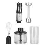 Electronice si Electrocasnice - Electrocasnice bucatarie - Mixere, tocatoare & roboti de bucatarie - Blendere si mini tocatoare - Set Blender de Mana 4 in 1 functie turbo 9 viteze putere 1500W SN 8004S - Infinity.ro