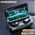 TV, Audio-Video si Foto - Portabile audio - Casti audio - Casti In Ear TWS F9 Bluetooth 5.0 Wireless IPX7 4000mAh HiFi - Infinity.ro
