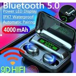 TV, Audio-Video si Foto - Portabile audio - Casti audio - Casti In Ear TWS F9 Bluetooth 5.0 Wireless IPX7 4000mAh HiFi - Infinity.ro