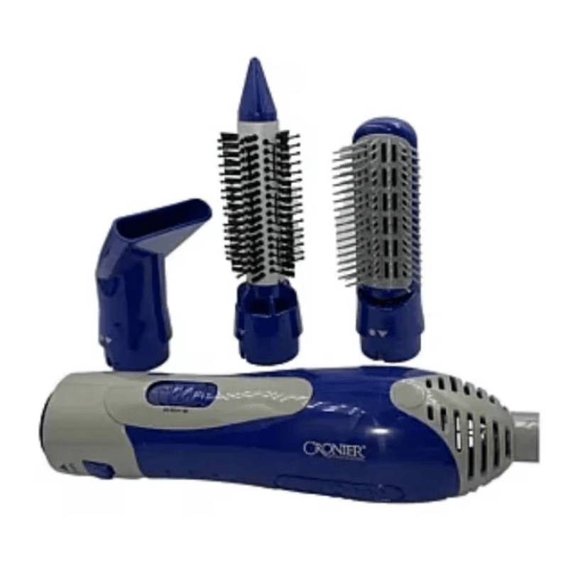 Ingrijire personala si Cosmetice - Aparate & accesorii ingrijire personala - Hair styling - Perii de par electrice - Perie uscator par 5 in 1 Cronier 800 4 cu multiple accesorii pentru o coafura pefecta - Infinity.ro