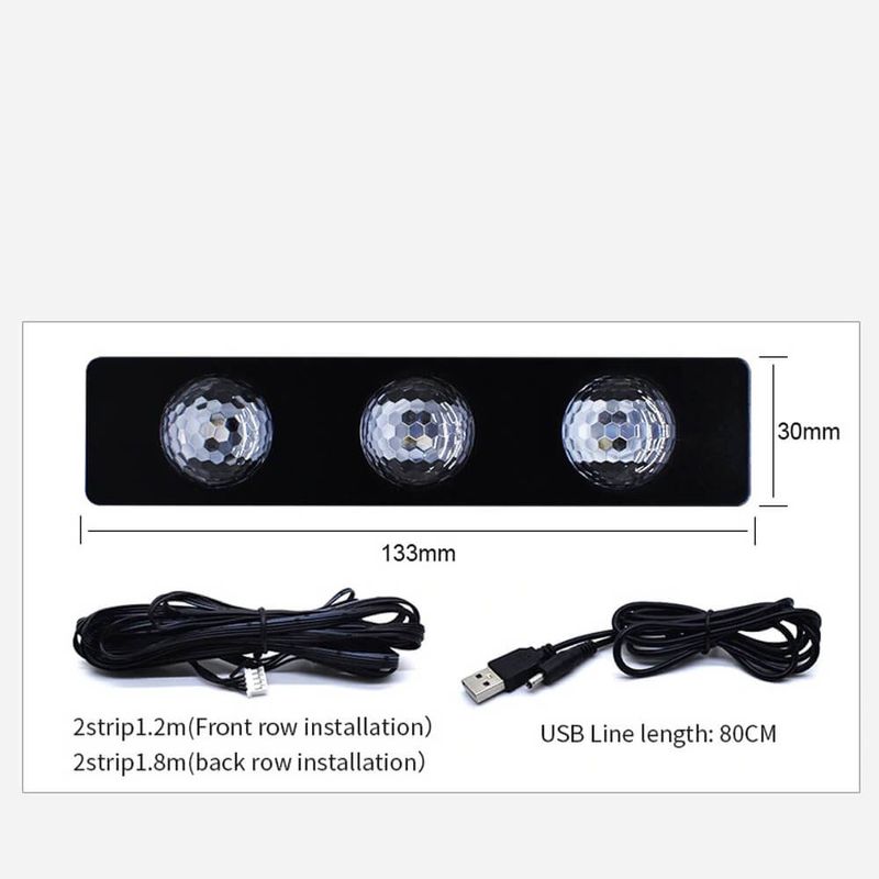 Auto si Moto - Electrice auto - Iluminare si semnalizare - Lumini ambientale - Lumini Auto Interior Star Light pentru Scaune - Infinity.ro