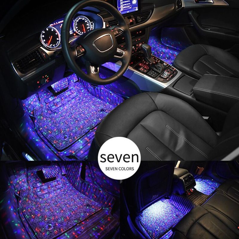 Auto si Moto - Electrice auto - Iluminare si semnalizare - Lumini ambientale - Lumini Auto Interior Star Light pentru Scaune - Infinity.ro