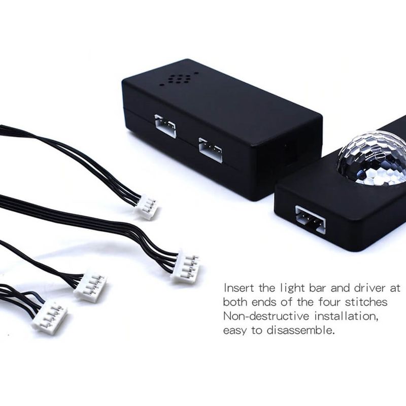 Auto si Moto - Electrice auto - Iluminare si semnalizare - Lumini ambientale - Lumini Auto Interior Star Light pentru Scaune - Infinity.ro