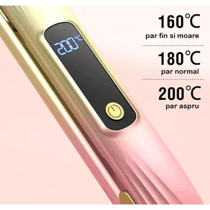 Ingrijire personala si Cosmetice - Aparate & accesorii ingrijire personala - Hair styling - Placi de indreptat parul - Placa de Par 2in1 Q M125 Andowl pentru indreptat si bucle - Infinity.ro