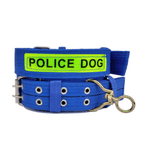 Petshop - Accesorii petshop - Zgarzi, lese si hamuri - Zgarzi - Zgarda (curea) pentru caini 80 cm fluorescenta POLICE DOG - Infinity.ro