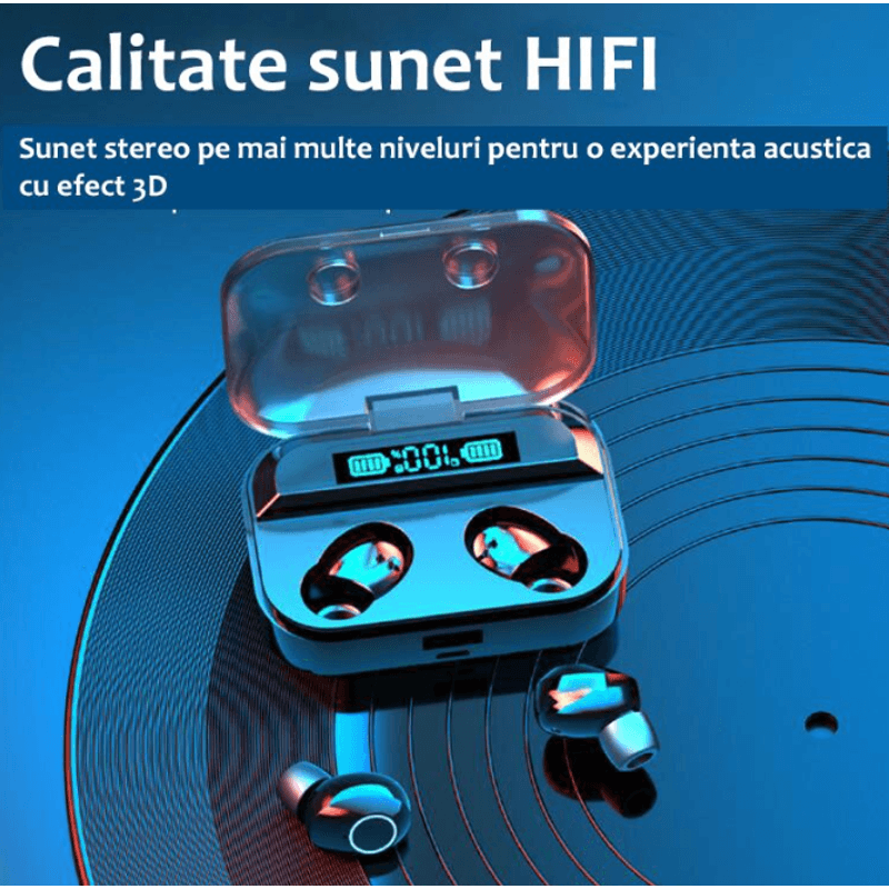 TV, Audio-Video si Foto - Portabile audio - Casti audio - Casti Audio Bluetooth TG01 Bluetooth 5.1 - Infinity.ro