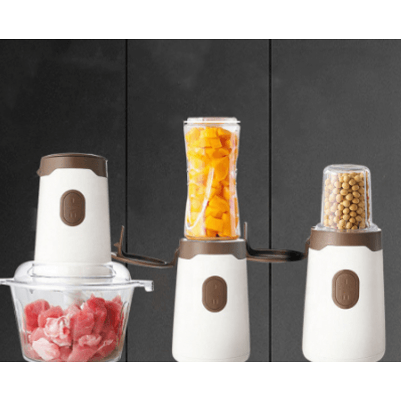 Electronice si Electrocasnice - Electrocasnice bucatarie - Mixere, tocatoare & roboti de bucatarie - Blendere si mini tocatoare - Blender si storcator multifunctional 3 in 1 Andowl Q T164 - Infinity.ro