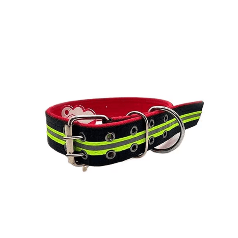 Petshop - Accesorii petshop - Zgarzi, lese si hamuri - Zgarzi - Zgarda (curea) pentru caini 80 cm fluorescenta POLICE DOG - Infinity.ro