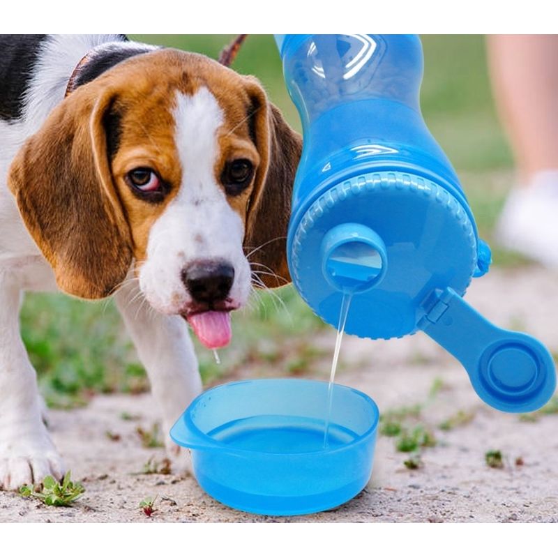 Petshop - Ingrijire si Igiena - Aparate de ingrijire - Alte aparate ingrijire animale - Sticla cu 3 in 1 pentru animale, Mancare si Apa, Plastic - Infinity.ro