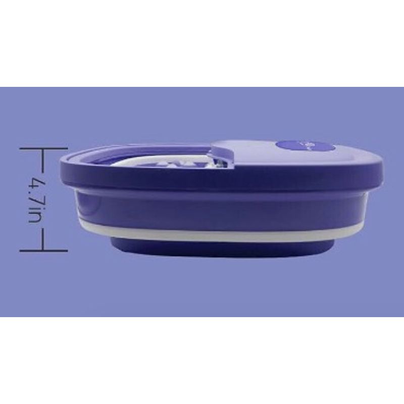 Ingrijire personala si Cosmetice - Sanatate si wellness - Articole wellness - Aparate si dispozitive de masaj - Cada pliabila cu masaj rotativ pentru picioare Mov - Infinity.ro