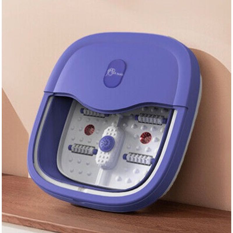 Ingrijire personala si Cosmetice - Sanatate si wellness - Articole wellness - Aparate si dispozitive de masaj - Cada pliabila cu masaj rotativ pentru picioare Mov - Infinity.ro