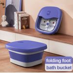 Ingrijire personala si Cosmetice - Sanatate si wellness - Articole wellness - Aparate si dispozitive de masaj - Cada pliabila cu masaj rotativ pentru picioare Mov - Infinity.ro