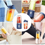 Electronice si Electrocasnice - Electrocasnice bucatarie - Mixere, tocatoare & roboti de bucatarie - Blendere si mini tocatoare - Mini Blender electric multifunctional cupa portabila - Infinity.ro