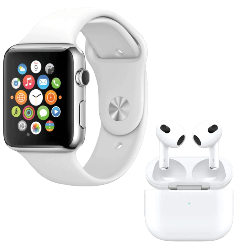 Laptop, Telefoane si Tablete - Wearables si gadgeturi - Wearables - Smartwatch-uri - Set Ceas Smartwatch Inteligent si casti wireless BARBATI - Infinity.ro
