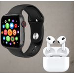 Laptop, Telefoane si Tablete - Wearables si gadgeturi - Wearables - Smartwatch-uri - Set Ceas Smartwatch Inteligent si casti wireless BARBATI - Infinity.ro