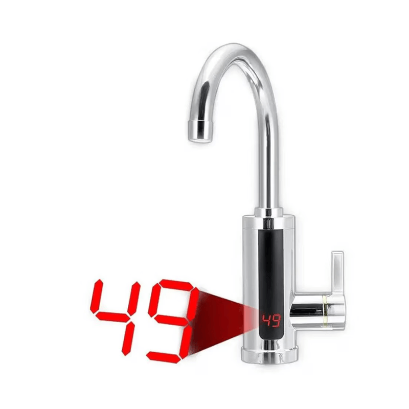 Casa si Gradina - Sanitare - Instalatii hidro - Robineti - Robinet electric cu incalzire instant display temperatura putere 3000W temperatura maxima 60 grade Plastic - Infinity.ro