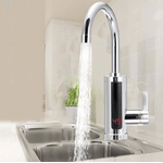 Casa si Gradina - Sanitare - Instalatii hidro - Robineti - Robinet electric cu incalzire instant display temperatura putere 3000W temperatura maxima 60 grade Plastic - Infinity.ro