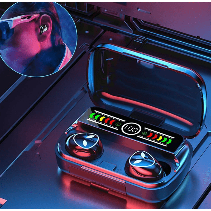 TV, Audio-Video si Foto - Portabile audio - Casti audio - Casti bluetooth M20 pro cu display si afisaj - Infinity.ro