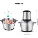 Electronice si Electrocasnice - Electrocasnice bucatarie - Mixere, tocatoare & roboti de bucatarie - Blendere si mini tocatoare - Tocator Electric de Bucatarie Kitchen Expert din Otel inoxidabil 220 W - Infinity.ro