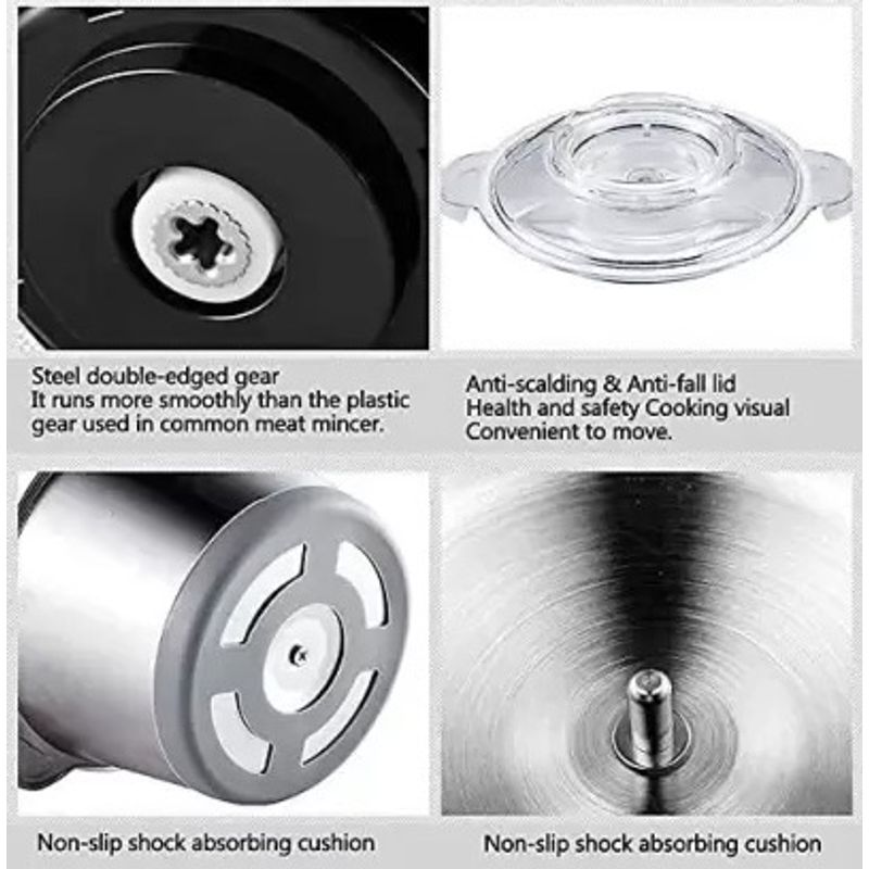 Electronice si Electrocasnice - Electrocasnice bucatarie - Mixere, tocatoare & roboti de bucatarie - Blendere si mini tocatoare - Tocator Electric de Bucatarie Kitchen Expert din Otel inoxidabil 220 W - Infinity.ro