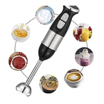 Electronice si Electrocasnice - Electrocasnice bucatarie - Mixere, tocatoare & roboti de bucatarie - Blendere si mini tocatoare - Blender de mana multifunctional cu doua trepte de viteza si doua lame din otel inoxidabil functie de mixare tocator 500W - Infinity.ro