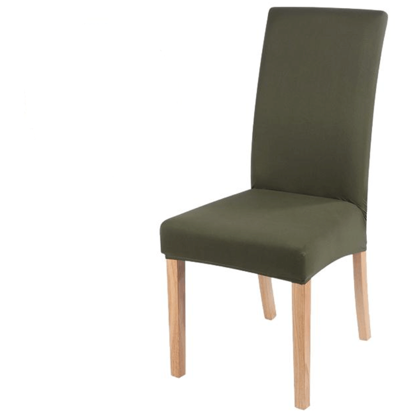 Casa si Gradina - Textile si covoare - Huse pentru mobilier - Set 6 huse pentru scaun model KHAKI simplu CC-96 - Infinity.ro