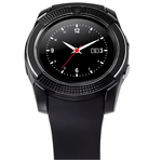 Laptop, Telefoane si Tablete - Wearables si gadgeturi - Wearables - Smartwatch-uri - Ceas Smartwatch V8 cu functie apelare SMS camera Bluetooth Android Negru - Infinity.ro