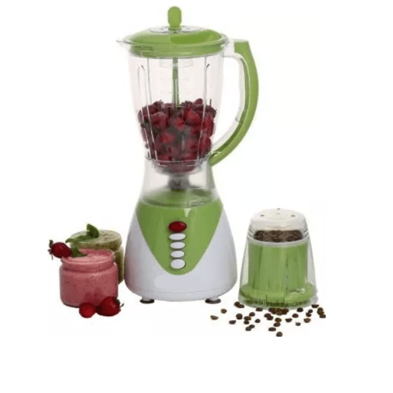 Electronice si Electrocasnice - Electrocasnice bucatarie - Mixere, tocatoare & roboti de bucatarie - Blendere si mini tocatoare - Blender 2 in 1 Putere 850W cu 3 Viteze Verde - Infinity.ro