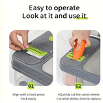 Electronice si Electrocasnice - Electrocasnice bucatarie - Mixere, tocatoare & roboti de bucatarie - Blendere si mini tocatoare - Set 6 in 1 pentru bucatarie Tocator si feliator multifunctional - Infinity.ro