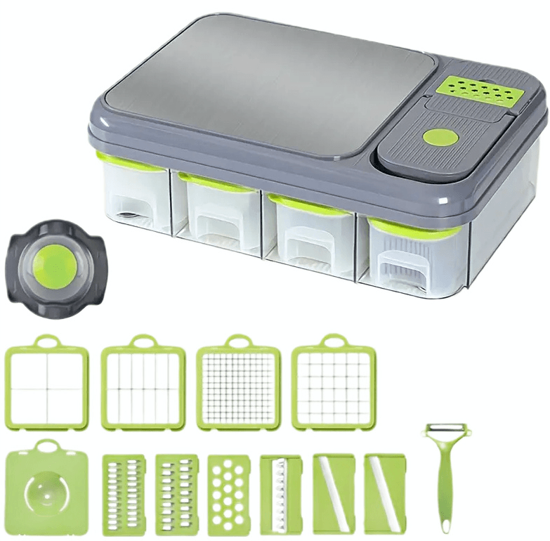 Set 6 in 1 pentru bucatarie Tocator si feliator multifunctional