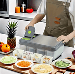 Electronice si Electrocasnice - Electrocasnice bucatarie - Mixere, tocatoare & roboti de bucatarie - Blendere si mini tocatoare - Set 6 in 1 pentru bucatarie Tocator si feliator multifunctional - Infinity.ro