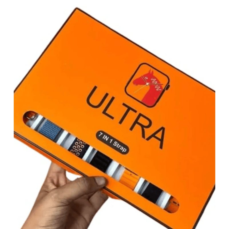 Laptop, Telefoane si Tablete - Wearables si gadgeturi - Wearables - Smartwatch-uri - Ceas smartwatch ultra 3 cu 7 bratari culori diferite Ecran tactil HD - Infinity.ro