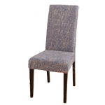 Casa si Gradina - Textile si covoare - Huse pentru mobilier - Set 6 huse pentru scaun model Gri cu dungi galbene CC-59 - Infinity.ro