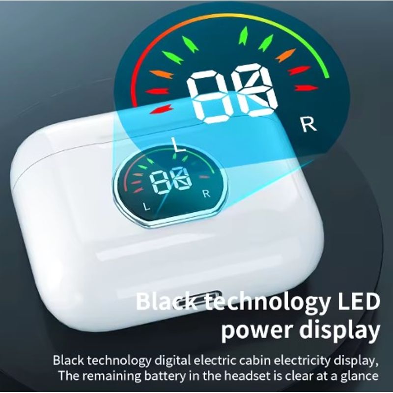 TV, Audio-Video si Foto - Portabile audio - Casti audio - Casti wireless cu afisaj digital LED TWS PRO 7S MAX - Infinity.ro