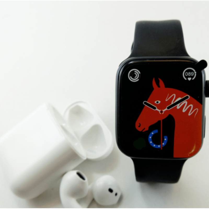 Laptop, Telefoane si Tablete - Wearables si gadgeturi - Wearables - Smartwatch-uri - Set Ceas smartwatch inteligent si casti stereo wireless - Infinity.ro