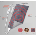 Ingrijire personala si Cosmetice - Sanatate si wellness - Articole wellness - Aparate si dispozitive de masaj - Patura electrica multifunctionala de incalzire si masaj gri - Infinity.ro