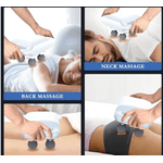 Ingrijire personala si Cosmetice - Sanatate si wellness - Articole wellness - Aparate si dispozitive de masaj - Aparat de masaj S2 cu 4 capete puternice afisaj LCD si manere ergonomice - Infinity.ro