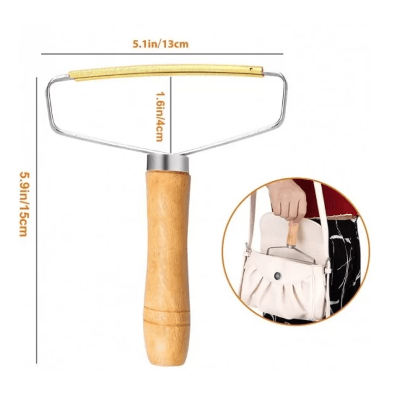 Petshop - Ingrijire si Igiena - Produse uz extern - Perii si manusi - Set 2 x Perie pentru scame si parul de animale, maner de lemn - Infinity.ro