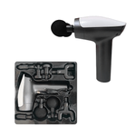 Ingrijire personala si Cosmetice - Sanatate si wellness - Articole wellness - Aparate si dispozitive de masaj - Aparat de masaj Gun SL 921 cu 4 capete interschimbabile si Cap dublu - Infinity.ro