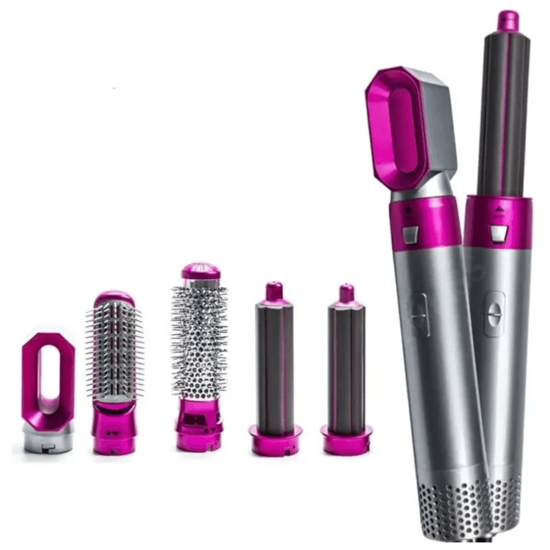 Ingrijire personala si Cosmetice - Aparate & accesorii ingrijire personala - Hair styling - Perii de par electrice - Perie de Par Electrica Multifunctionala 5 In 1 Cu Aer Cald 1000W - Infinity.ro