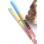 Ingrijire personala si Cosmetice - Aparate & accesorii ingrijire personala - Hair styling - Placi de indreptat parul - Placa de par 2 in 1 indreptat si ondulat cu display LCD portabila Q M125 - Infinity.ro