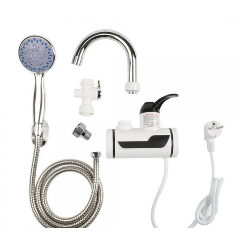 Casa si Gradina - Sanitare - Chiuveta bucatarie si accesorii - Baterii bucatarie - Robinet Electric Cap DUS prindere pe Perete Z - Infinity.ro