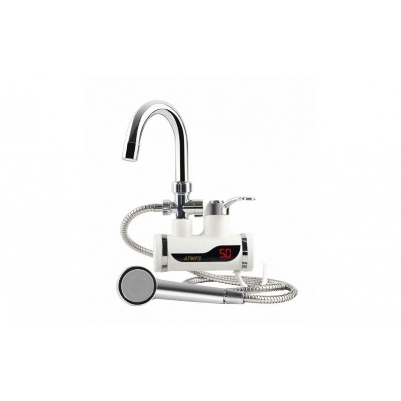 Casa si Gradina - Sanitare - Chiuveta bucatarie si accesorii - Baterii bucatarie - Robinet Electric Cap DUS prindere pe Perete Z - Infinity.ro