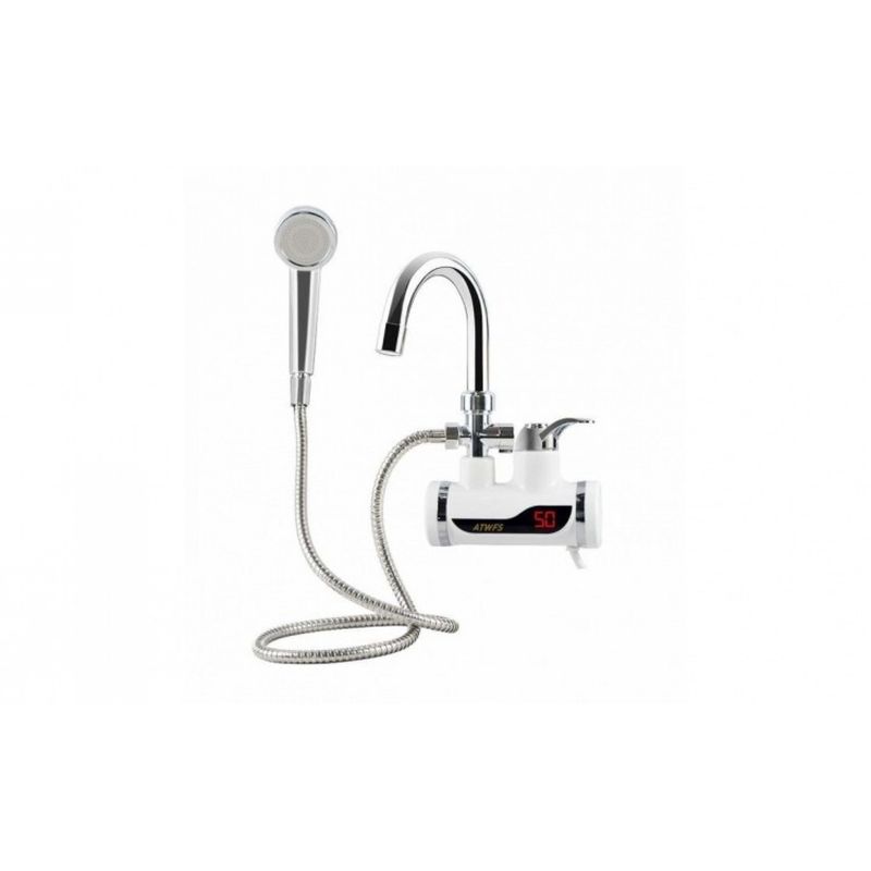 Casa si Gradina - Sanitare - Chiuveta bucatarie si accesorii - Baterii bucatarie - Robinet Electric Cap DUS prindere pe Perete Z - Infinity.ro
