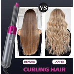 Ingrijire personala si Cosmetice - Aparate & accesorii ingrijire personala - Hair styling - Perii de par electrice - Perie de Par 5 in 1 Multifunctionala Hot Air Styler Multiple Accesorii incluse - Infinity.ro