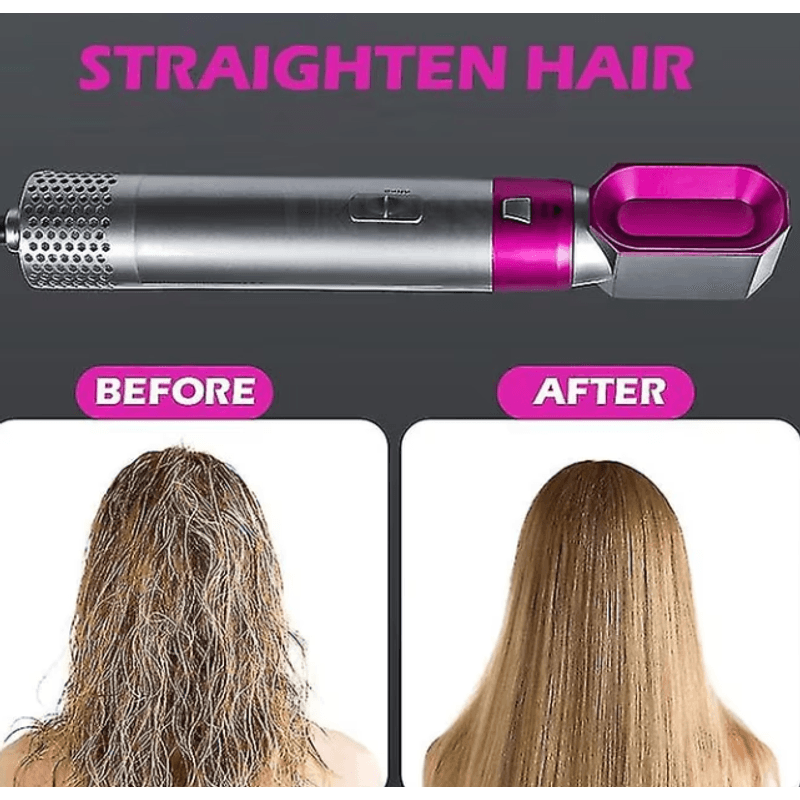 Ingrijire personala si Cosmetice - Aparate & accesorii ingrijire personala - Hair styling - Perii de par electrice - Perie de Par 5 in 1 Multifunctionala Hot Air Styler Multiple Accesorii incluse - Infinity.ro