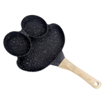 Casa si Gradina - Bucatarie si vesela - Vase pentru gatit - Tigai si seturi - Tigaie antiaderenta cu 3 compartimente rotunde - Infinity.ro